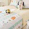 Aosmeng Kids Animal Paradise Washed Cotton Summer Quilt