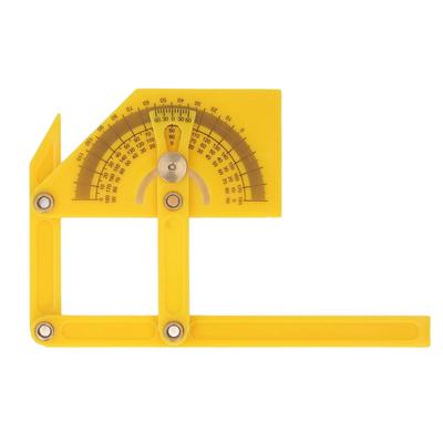 0180 Degree Protractor Internal External Sloped Angle Finder Plastic Adjustable Gauge Woodworking
