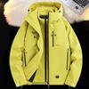 Three-in-one Autumn and Winter New Product Graphene Inner Liner Thickened Men's Outdoor Mountain Style Hooded Work Jacket Charge