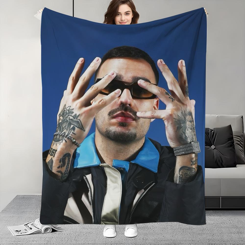 

Rapper R-Rels B a new star Blanket Design Lightweight For Dorms, Naps, Living Room, Office,Sofa,All-Season 30x40in