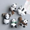 1Pc Cartoon Animal Panda Fridge Magnets Cute 3D Magnet Refrigerator Message Sticker Home Decoration Kitchen Accessories