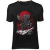 Undead Skull Viking Berserker - War Wolf Rider, Crimson Axe & Horned Helmet Art