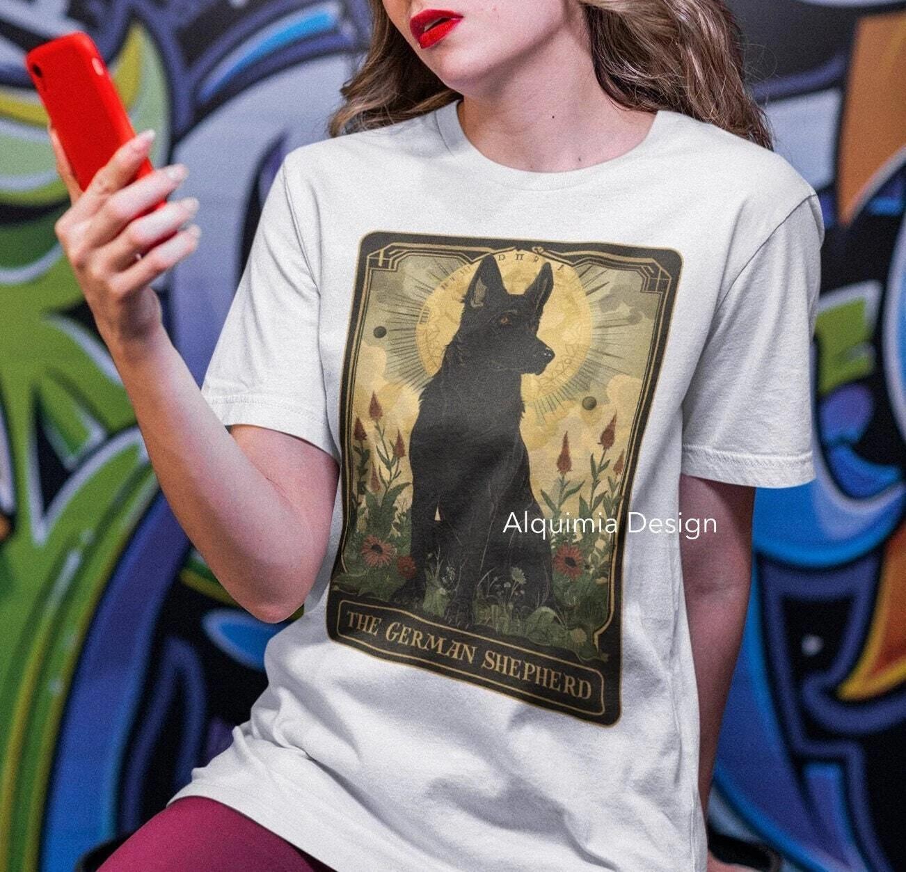 The German Shepherd Tarot Card Shirt M