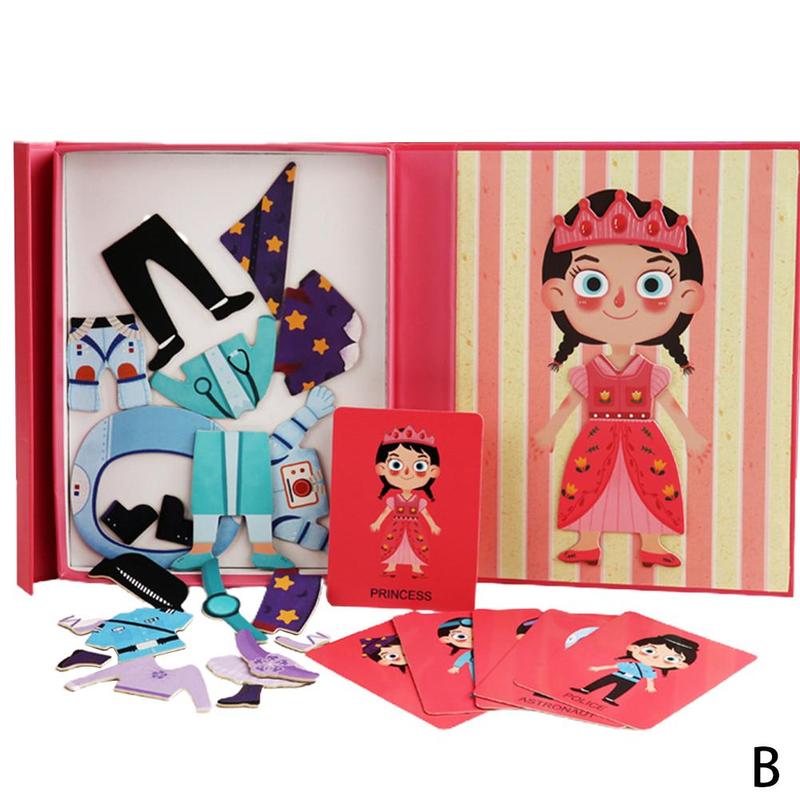 

Детские игрушки Магнитные пазлы Материалы Магниты Пазлы Книги Развивающие игрушки Для детей Магнитные кубики Learnin H7P0 girl-one-size