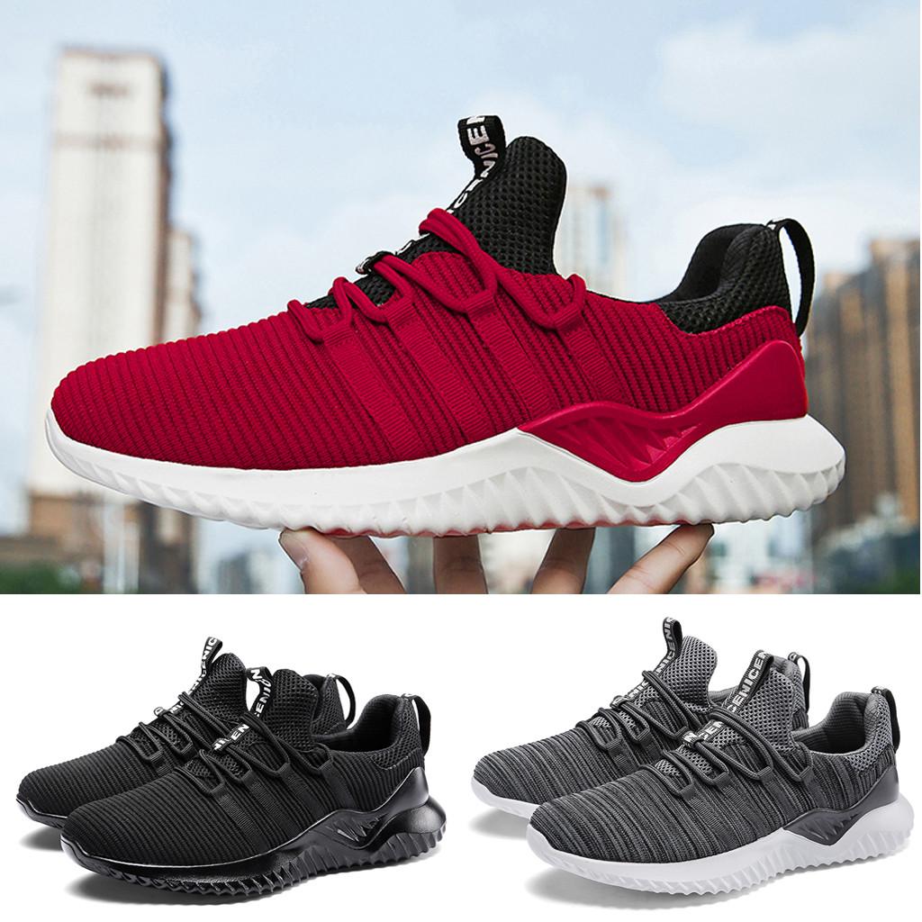 Leisure Men Fashion Flat Breathable Sport Shoe Lightweight Fashion Trending Running Sports Shoes Sneakers | Adidas