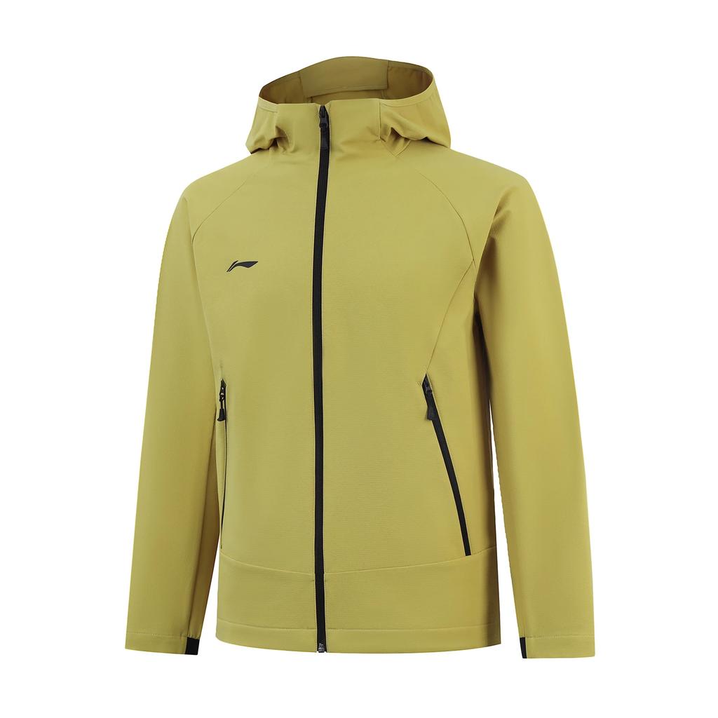 Li Ning Group Purchase Series Back Letter Zipper Warm Hooded Sports Windbreaker Men Windbreaker AFDVF91-5