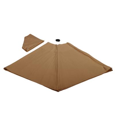 Baldacchino di Ricambio per Ombrellone da Patio Esterno Poliestere Antisolare Impermeabile Top per Ombrellone da Tavolo da Mercato