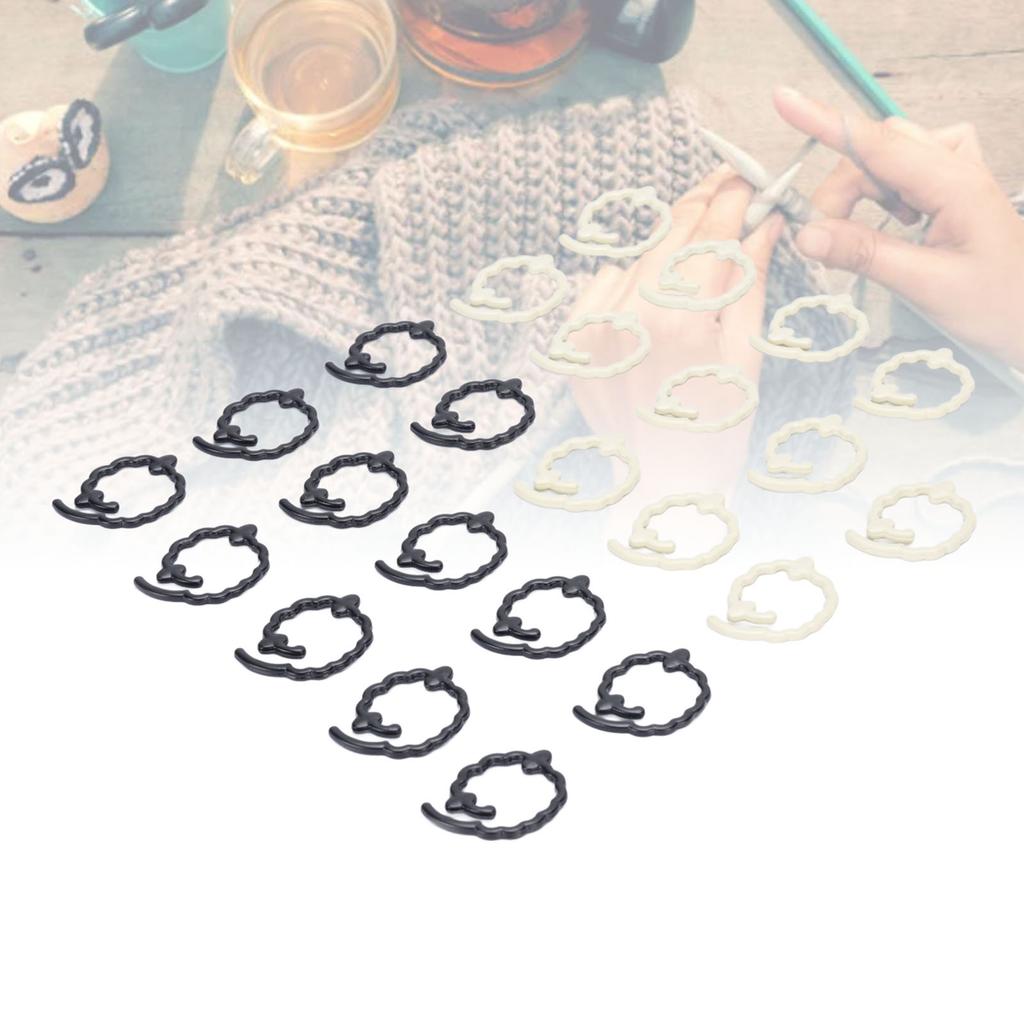 24Pcs Knitting Stitch   s Zinc Alloy Spiral Sheep Patt n Knitting   s for Fabric Crafts
