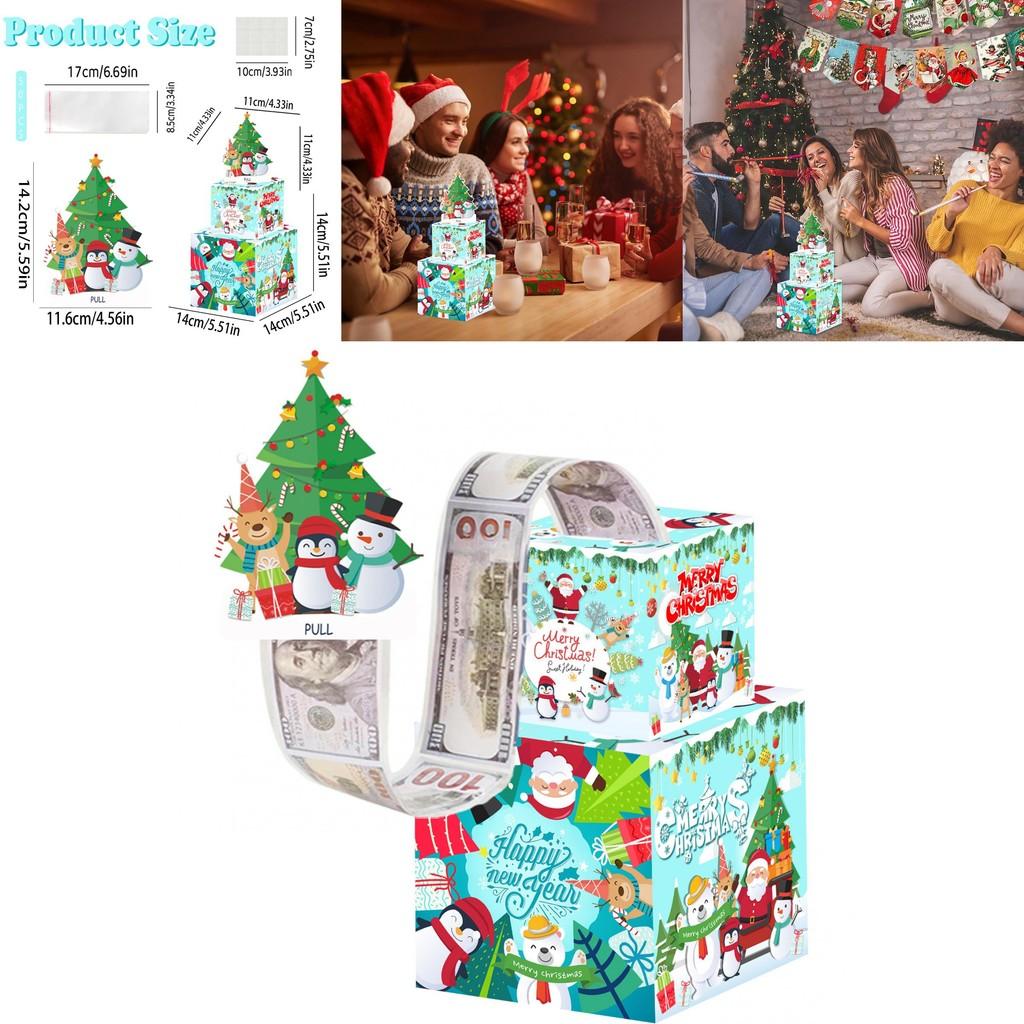 Christmas Gift Box With Cardboard Material For Holiday Party Decor And Surprises