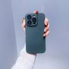 Simple Candy Color Hard Back Covers For iPhone 15 14 13 12 11 Pro Max Plus Shockproof Lens Protection Full Coverage Phone Cases