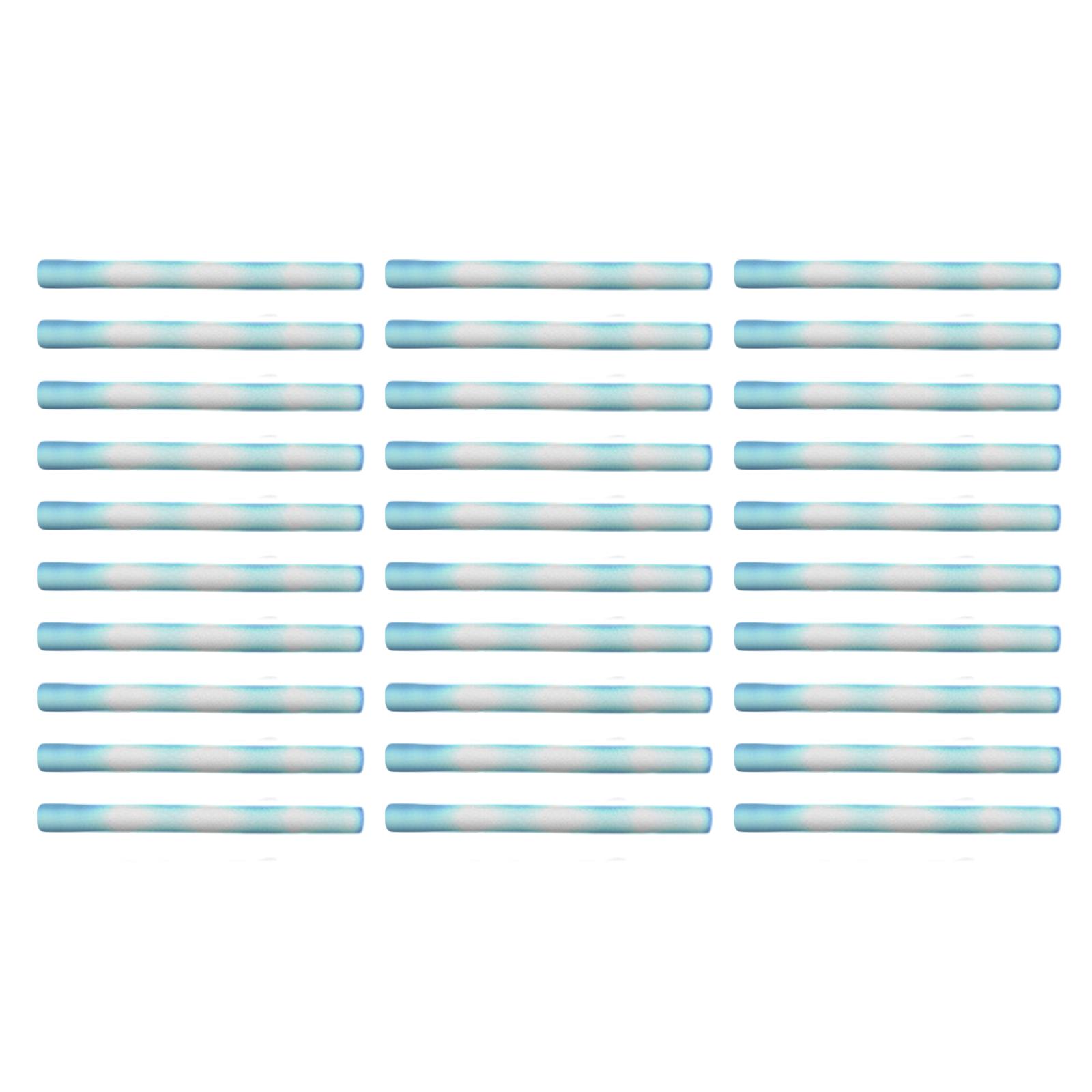

30x LED Glow Rods Set Light up Foam Rods LED Glow Rods Flashing Rods for Wedding Holiday Concerts Carnival Party Favors білий
