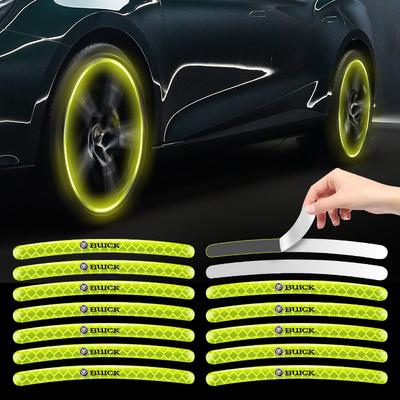 5/10/15/20 Stück Auto Logo Radnaben-Reflektorsticker für Century Excelle XT Envision Excelle GT Verano Regal LaCrosse Encore