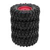 4PCS RC Off Road Vehicle Tires 1.9 Inch Universal Rubber RC Wheels and Tires for RC Off Road