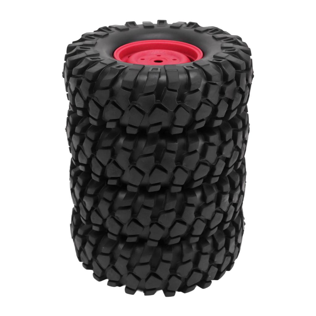 4PCS RC Off Road Vehicle Tires 1.9 Inch Universal Rubber RC Wheels and Tires for RC Off Road