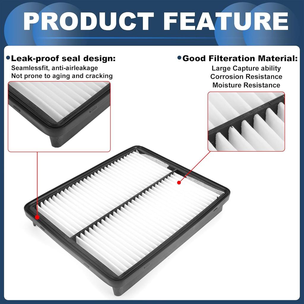 Engine Air Filter Engine Air Filter No.281132P100 for Kia Optima 2.0L 2.4L 2012-2015 Long Life