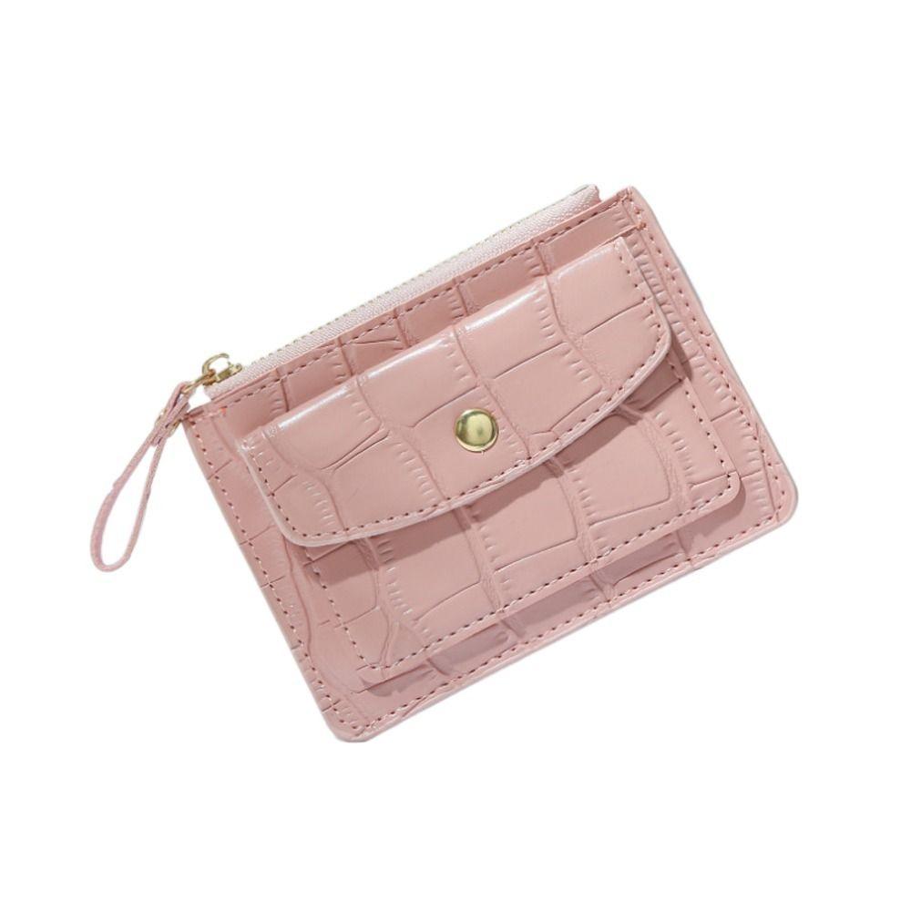 Узор Короткая Сумка Кошелек для Проездного Женский Кошелек для Монет из ПУ Кожи Корейский Держатель для Карт Кошелек 564₽