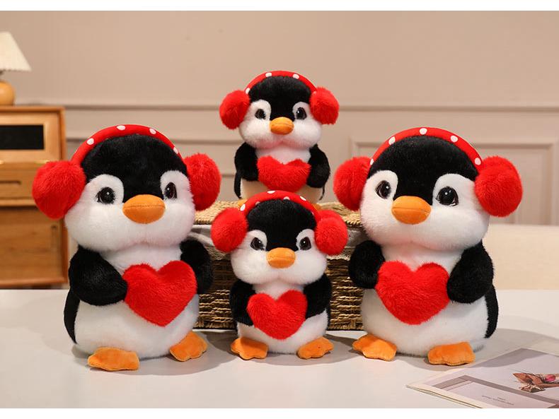Cartoon Plush Doll with Headphones: Heartwarming Companion for Girls