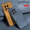 Luxury Leather Silicone Hard Frosted Back Case for OnePlus 13 12 11 NORD4 ACE 4 3 V Pro Shockproof Protection Phone Cover Shell