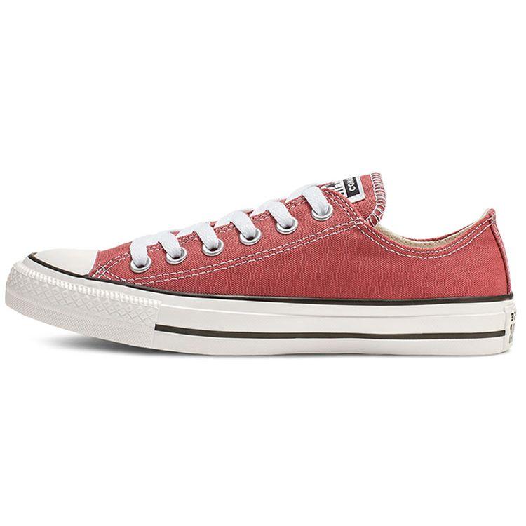 Converse Chuck Taylor All Star Comfortable Versatile Low Top Canvas Shoes Unisex Sneakers Red White 164935C