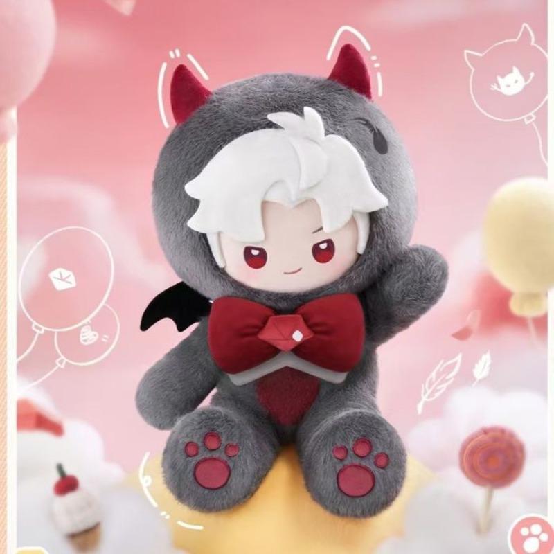 Adoration And Deepspace 40Cm Resting Posture Cap Detachable Cottonfabric Figure Zayne Rafayel Sylus Xavier Caleb Dress-Up Plushy Toy Presents