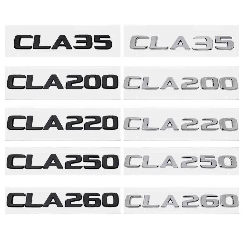 3D ABS 2017-2020 New For Mercedes-Benz CLA Class CLA35 CLA45 CLA63 CLA180 CLA200 CLA220 CLA250 Trunk Rear Letter Badge Emblem QU8