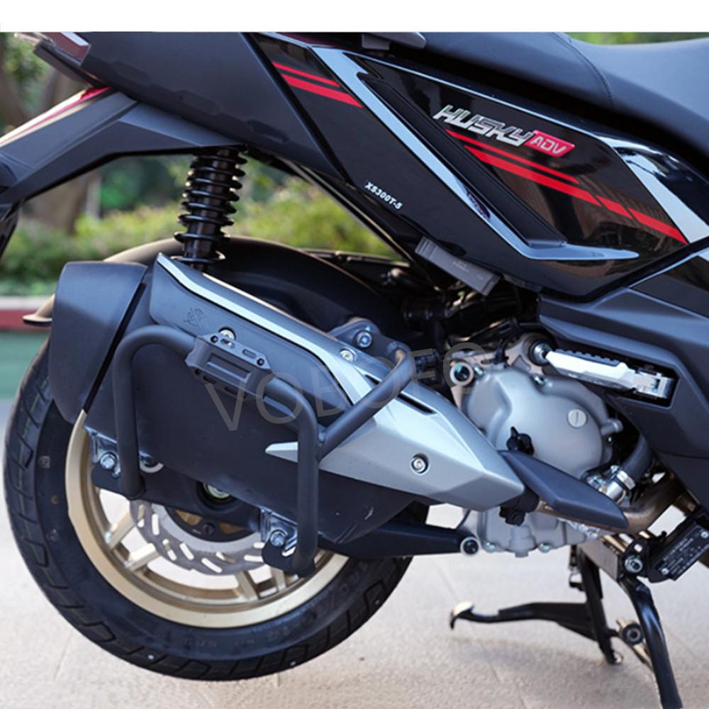 Fit for SYM Husky ADV 300 ADX 300 ADX300 Motorcycle Exhaust Pipe Protection Bar Modification Muffler Bumper Anti Drop Bar