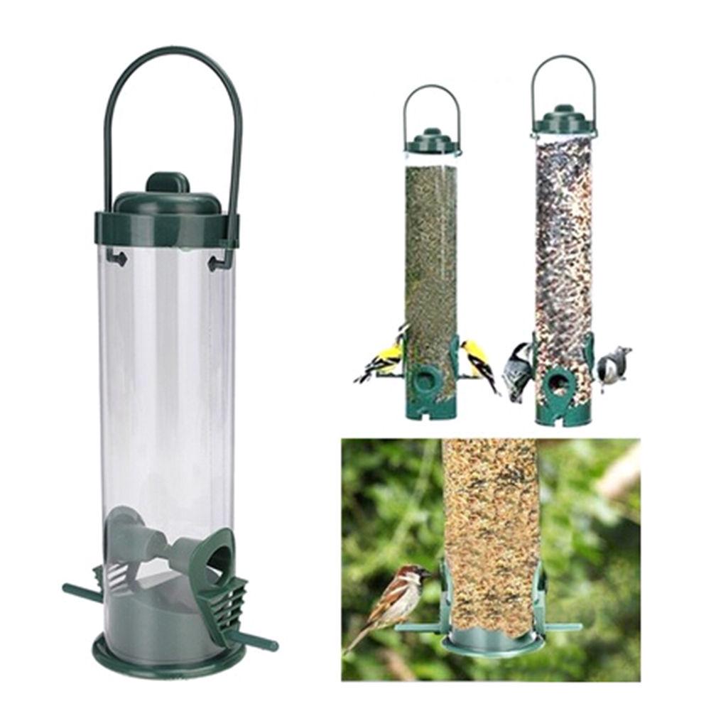 Small Bird Hanging Feeder Plastic Niger Seed Wild Bird Feeder 4
