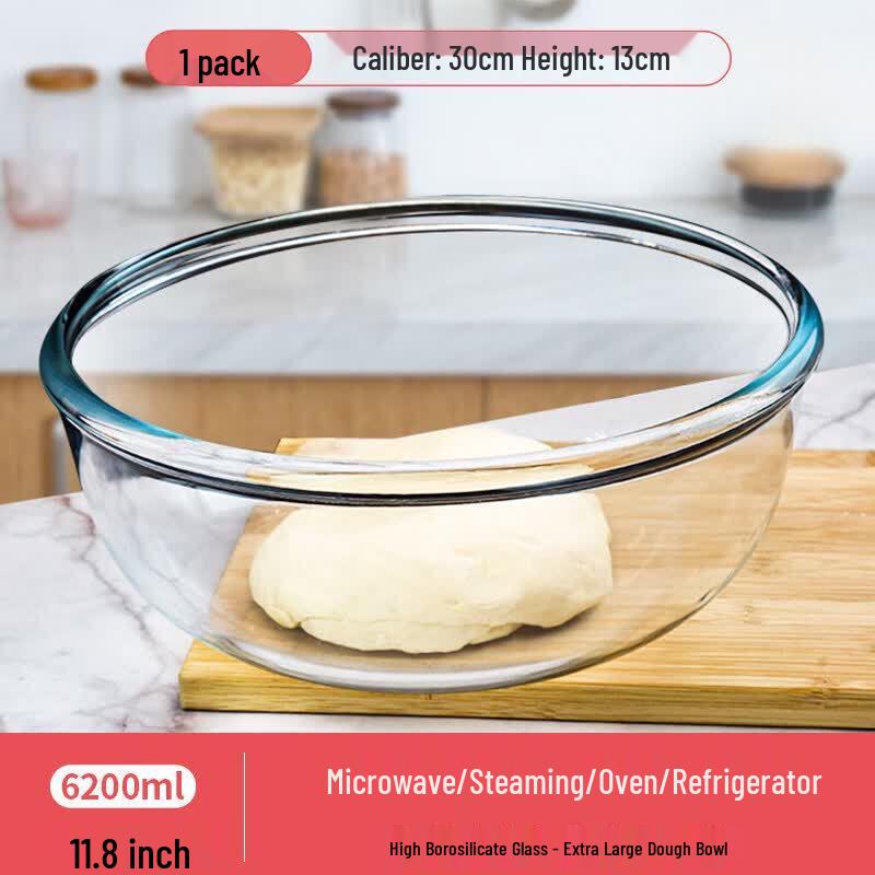 Multipurpose High Heat Resistant Glass Mixing Bowl