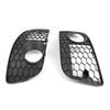 Pair Front Bumper Fog Lamp Lights Grill Grille For Volkswagen GOLF MK5 GTI 2006-2009
