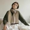 Enhance temperament scarf, niche designer unisex warm versatile knitted scarf shawl scarf