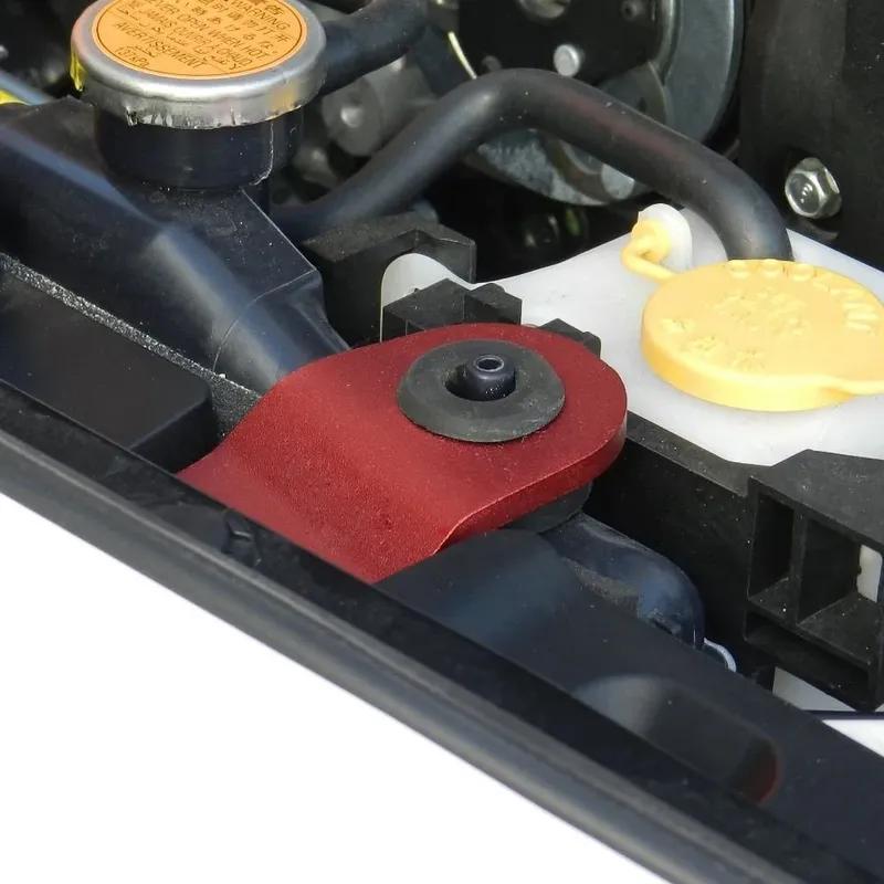 Pair Car Radiator Stay Bracket Racing Refrigeration Bracket Car Radiator Stay Aluminum For Subaru Tank Bracket