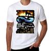 Four Eleunisexts Four Cats Tshirt Plus Size Loose Short Sleeve Top Tshirt