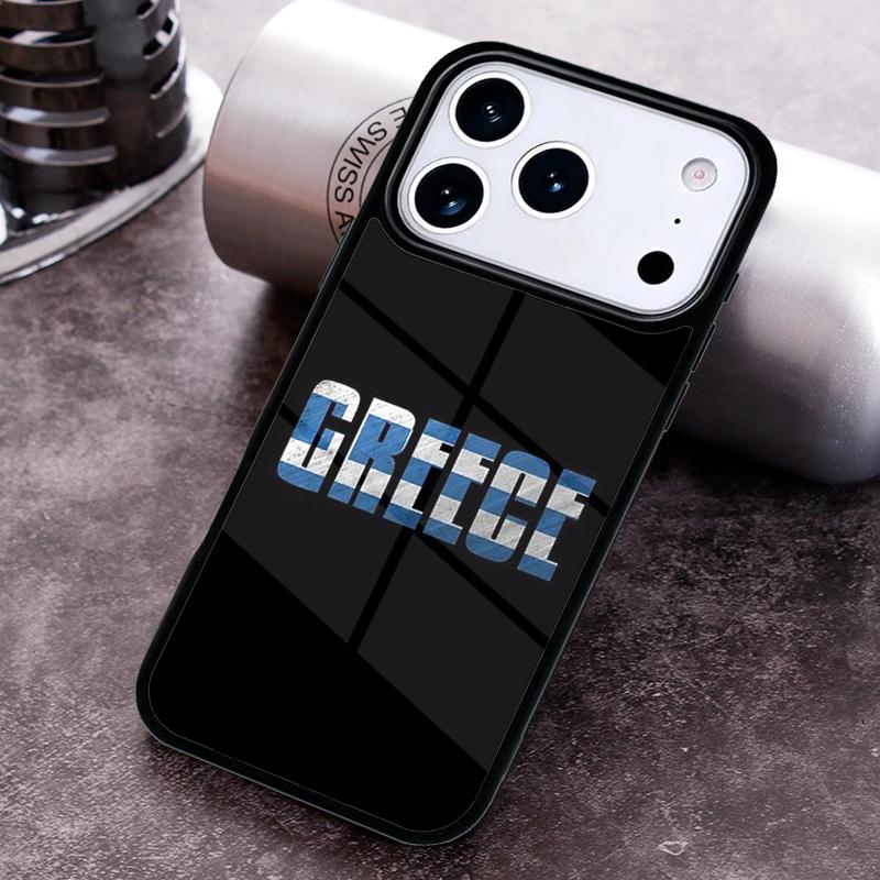 Greece Greek Flag soft Phone Case for iPhone 17 16 15 Pro Max Air 14 13 12 11 Plus Shockproof Cover
