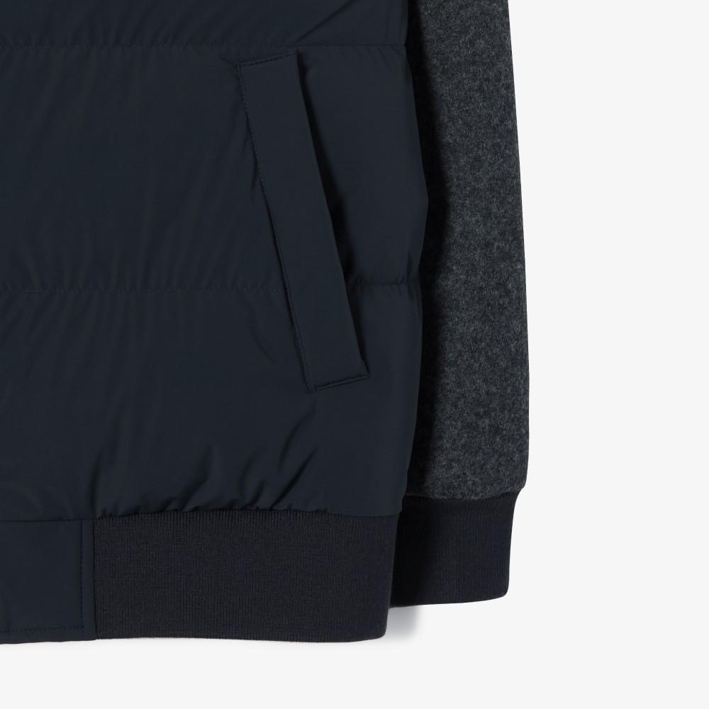 [lacoste] Men's Wool Jersey Hybrid Jacket BH883E-55NHDE
