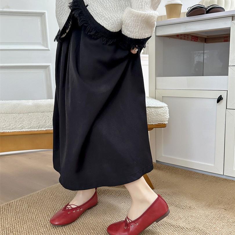 French cross-strap ballet shoes women's 2025 new satin square head Mary Jane height-increasing summer shoes