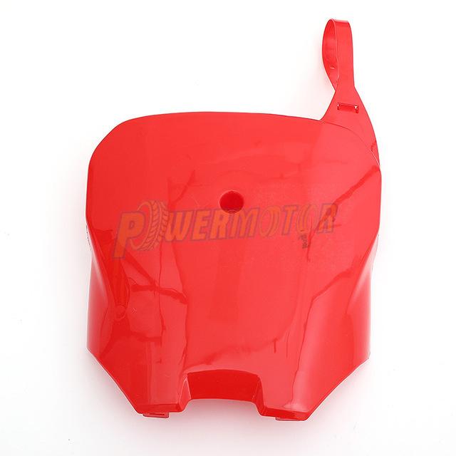 XR80 XR100 Front Name Plate Motocross Number Plastic For Honda CRF80 CRF100 CRF70 XR70 Enduro Dirt Bike Motorcycle Accessories