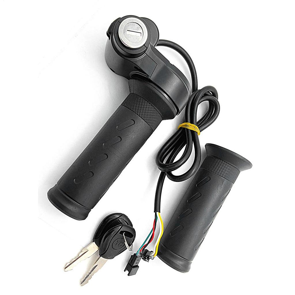 E-Bikes Voller Drehgriff Motorrad Gasgriff Kabel Ersatz Lenker Anti-Rutsch Mit Schlüsseln Für Dirtbike Pit