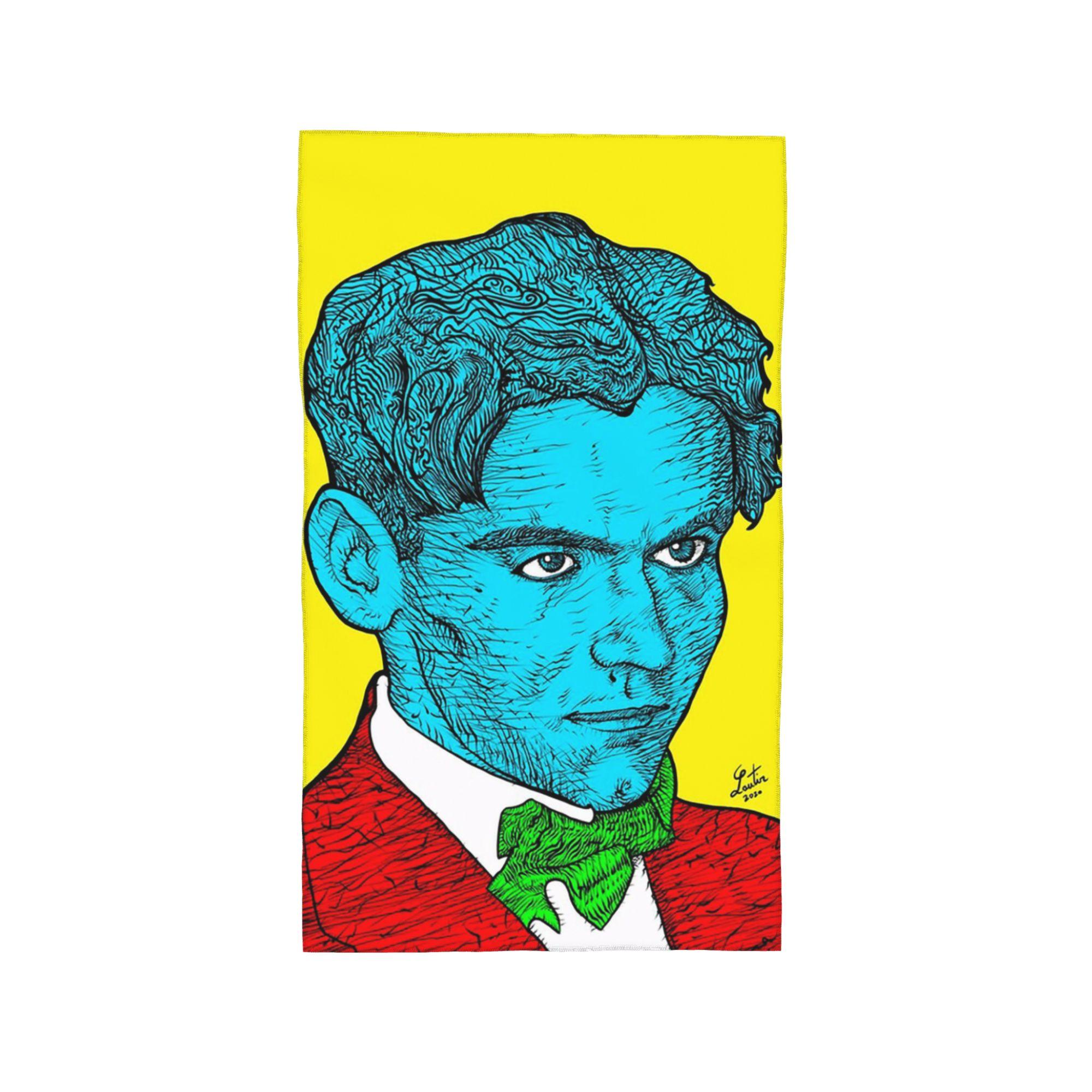 

Federico Garcia Lorca portrait 16 Soft Face Towel Quick Dry Pool Bath Cotton Towels Absorbent Quick W30*H60(CM)