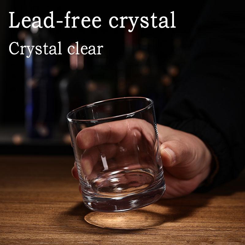 Rocks Whiskey Glasses Set With Simple Lines Dishwasher Safe Cocktail Drinking Glasses Ideal Rocks Glassware for Special Moments