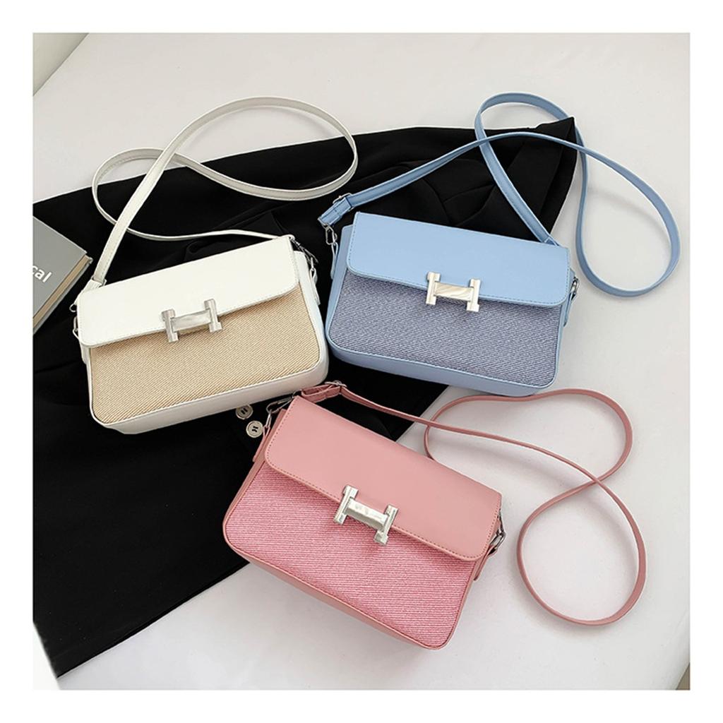 Retro Texture Small Bag Female Casual Handbag Small Square Bag Fashionable Fashionable Commuter Crossbody Bag
