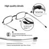 Foldable Reading Glasses +1.00 To +4.00 Strength Men Women Anti Blue Light Farsightedness Eyewear With Case