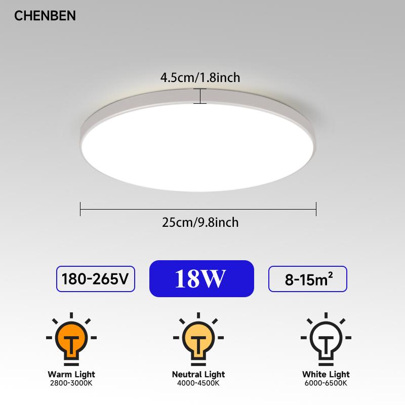 Led Ceiling Light 220V Modern Ceiling Lamp Led Ceiling Chandelier Panel Bathroom Lights Fixture For Living Room Kitchen Home Dec