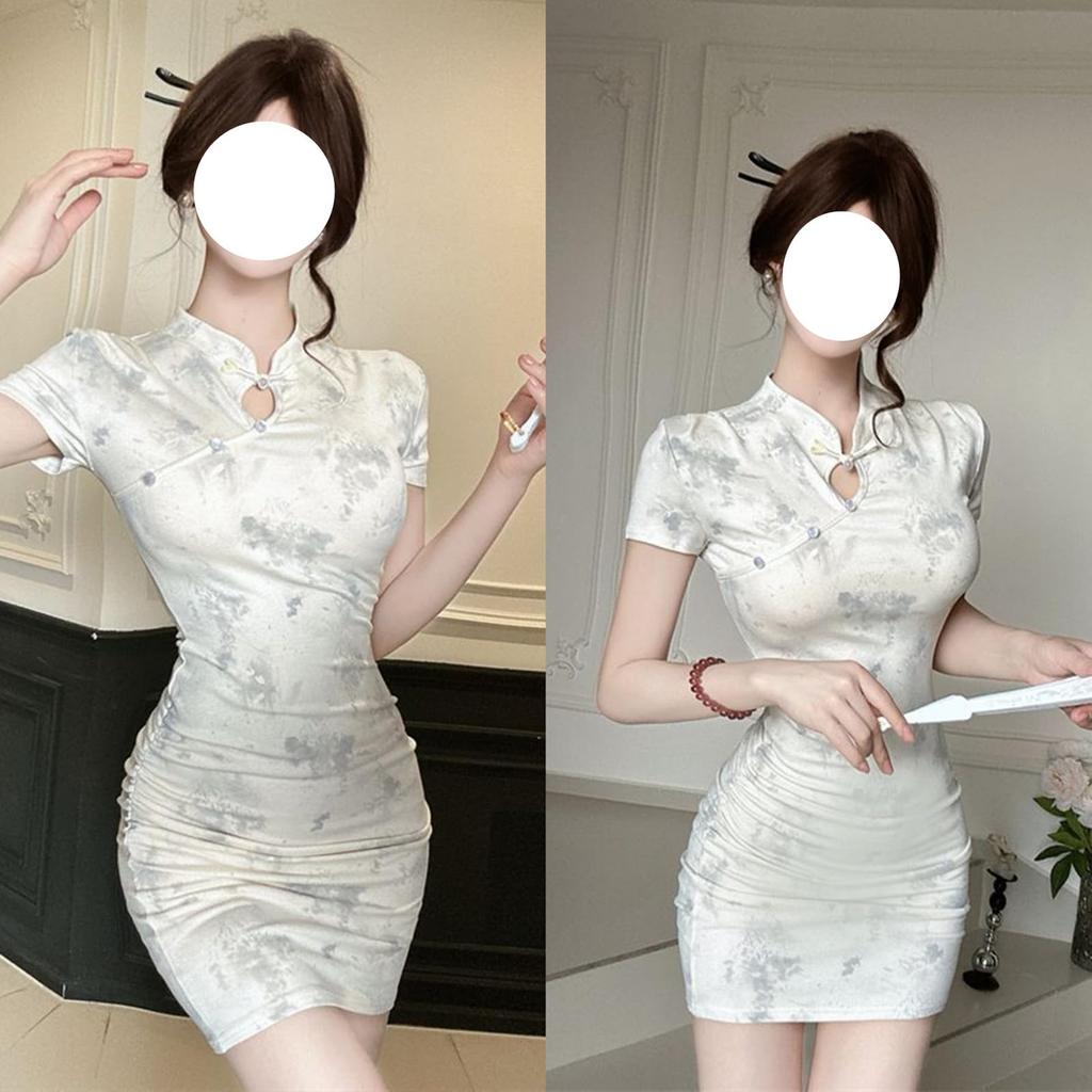 Sivrusn Cheongsam Chinese Gothic Lolita Perfect for Photo and XL Women's Dress, Slimming, Style, Lolita, Costume, Cute, Costumes, Festivals, Shoots,