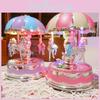 Beautifully Crafted Vintage Horse Carousel Music Box For Christmas Decorations