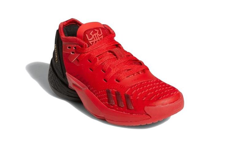 adidas D.O.N. Issue #4 Mitchell 4 Abrasion Resistant Abrasion Resistant Low Top Performance Basketball Shoes Red GW9013