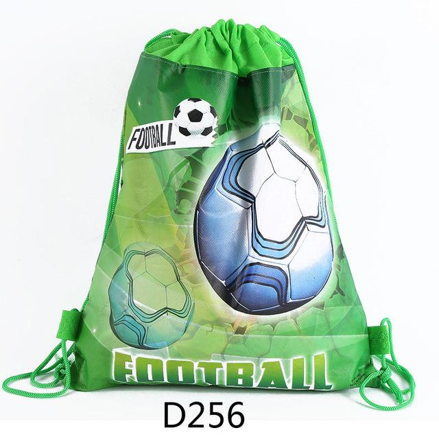 Golden World Football Soccer Kids Birthday Party Decoration Plates Straw Bunting Loot Bag Tablecloth Soccer Party Supplies