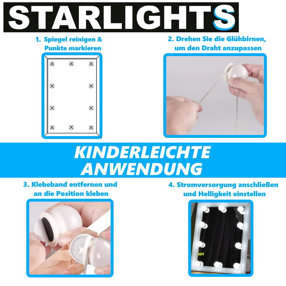 STARLIGHTS Hollywood Mirror Lights Make-up Lamps Make-up Light Mirror Lamps