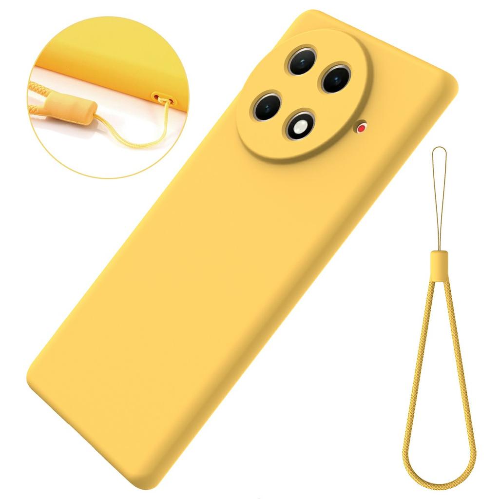 Für TECNO Camon 30S Pro 4G/30S 4G Hülle Flüssigsilikon Kratzfeste Handyhülle mit Handschlaufe