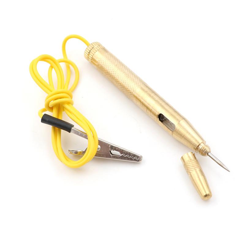 Auto Car Light Circuit Tester Lamp Voltage DC 6V 12V 24V Copper Test Pen Detector Probe Light System Test Probe Lamp