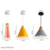 Nordic LED Wood Pendant Light Dining Room Pendant Lamp Modern Colorful Restaurant Kitchen Coffee Bedroom Loft Hanglamp Luminaire
